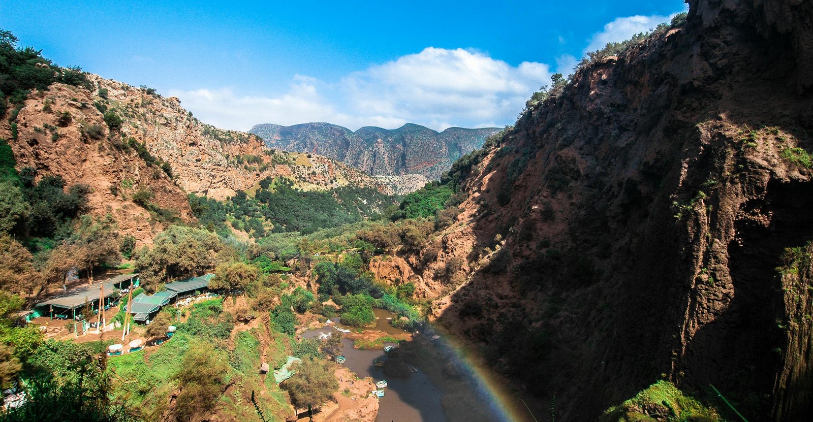 Vallée de l'Ourika dans l'Atlas près de Marrakech